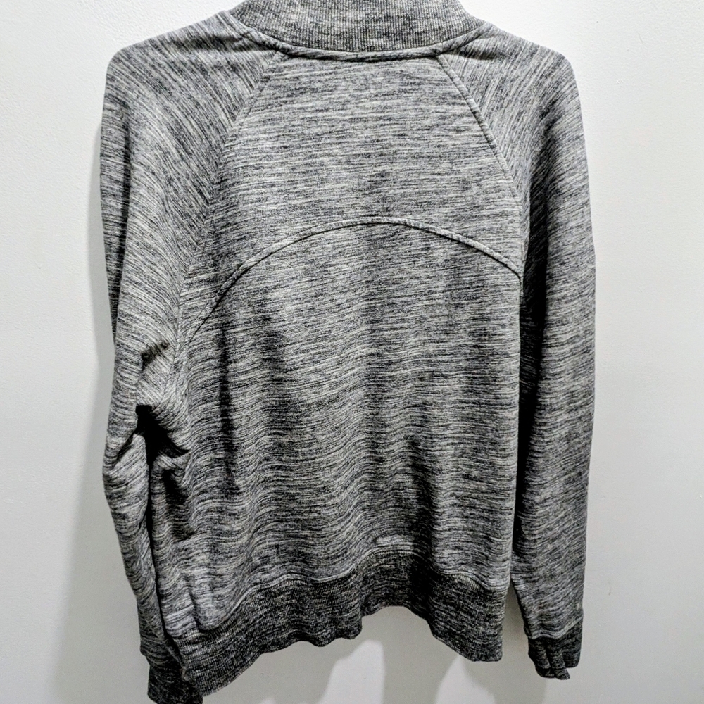 L.L. Bean Womens Gray Zip-Up Jacket Large Outdoor Cozy - Picture 4 of 11